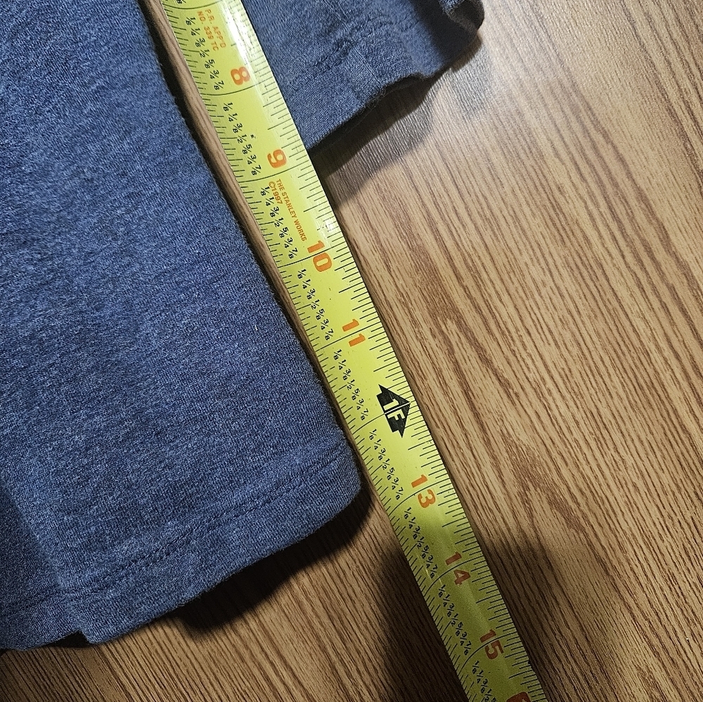 Vintage Ann Taylor V Neck 3/4 Sleeve Navy Shirt Preppy Size XL 100% Cotton - Picture 5 of 5
